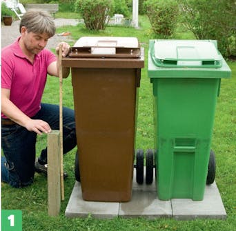 Bygga soptunneskydd Bygga soptunneskydd